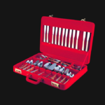 72 -piece Cutlery Set with red case